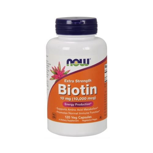 Now Biotin 10 mg (10,000 mcg), Extra Strength  