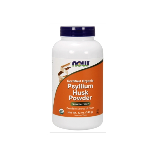 Now Psyllium Husk Powder, Organic 