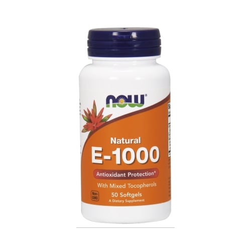 Now Vitamin E-1000 IU Mixed Tocopherols  