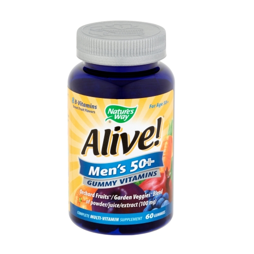 Nature's Way Alive! Men's 50+ Gummy Vitamins 