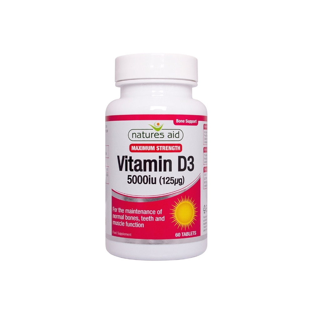 Natures Aid Vitamin D3 5000 IU 