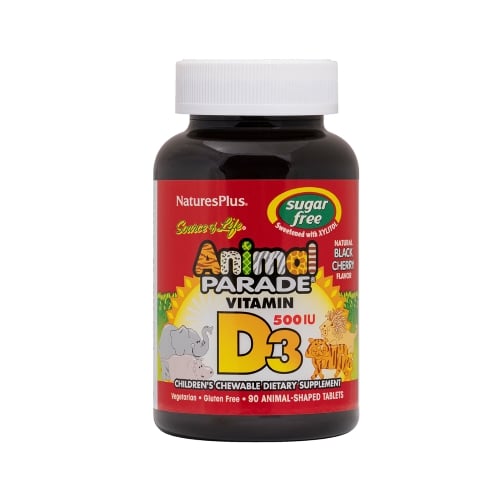 Natures Plus Animal Parade Vitamin D3 Children's Chewable 