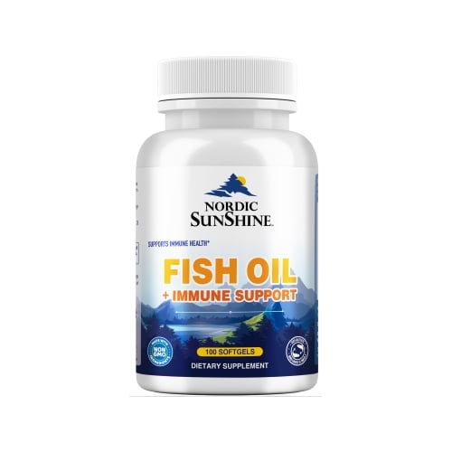 Nordic Sunshine Fish Oil 1300mg Plus Immune Support 