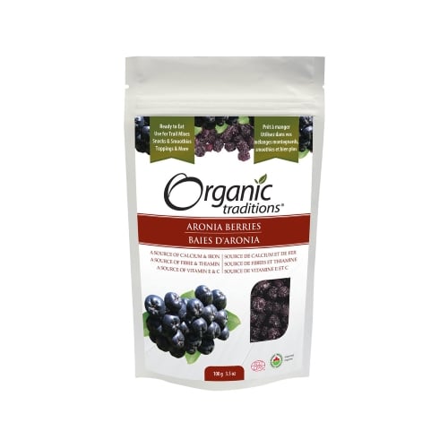 Organic Traditions Aronia Berries 