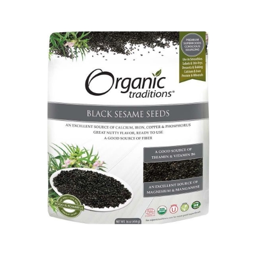 Organic Traditions Black Sesame Seeds 