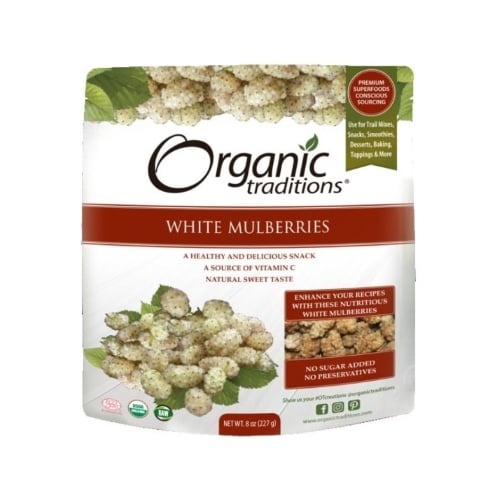 Organic Traditions White Mulberries 