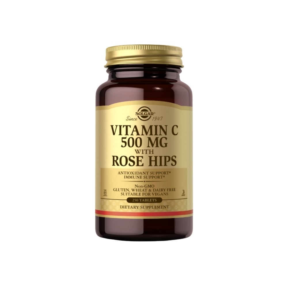 Solgar Vitamin C 500 mg with Rose Hips 