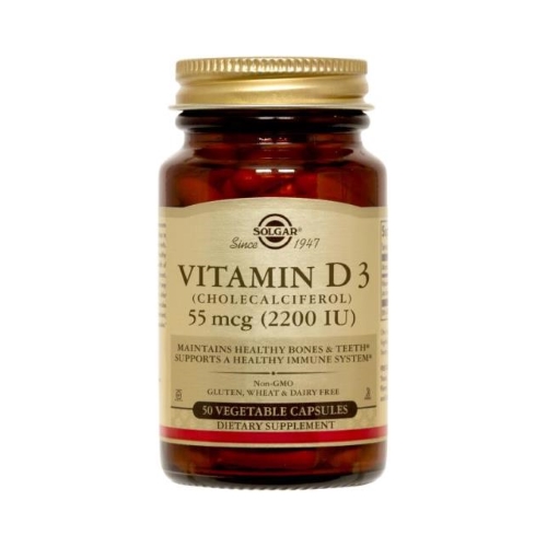 Solgar Vitamin D3 (Cholecalciferol) 2200 IU 