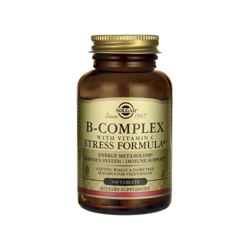 Solgar B Complex with Vitamin C Stress Formula 
