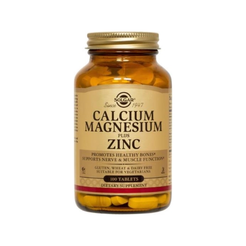 Solgar Calcium Magnesium Plus Zinc 