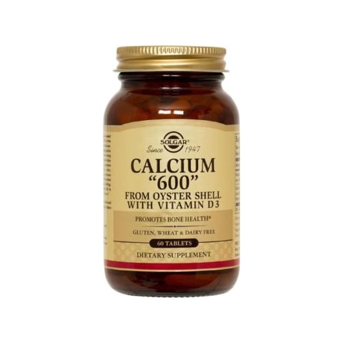 Solgar Calcium "600" from Oyster Shell with Vitamin D3 