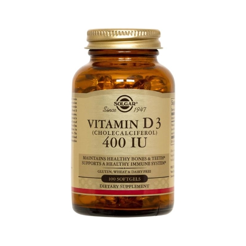 Solgar Vitamin D3 Cholecalciferol 400 IU 