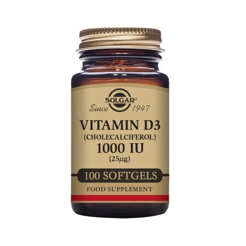 Solgar Vitamin D3 Cholecalciferol 1000 IU 