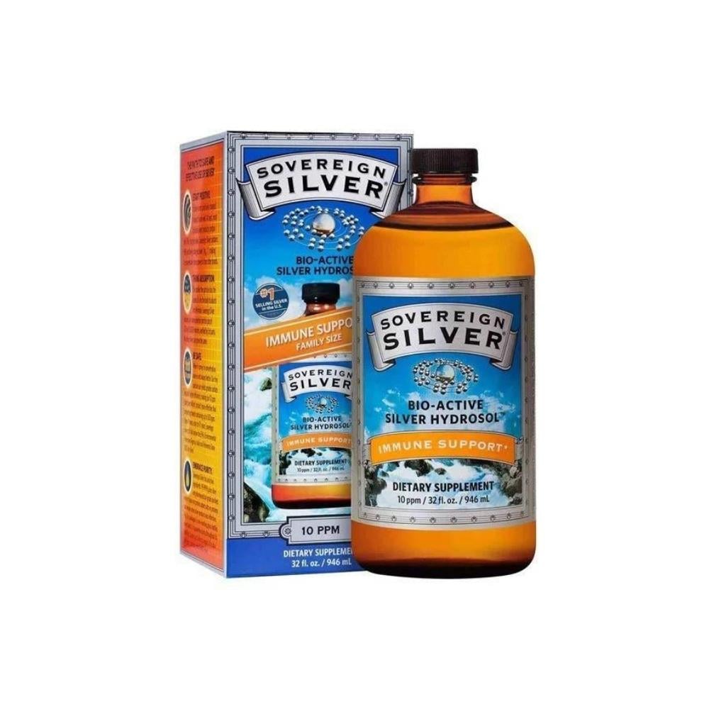 Sovereign Silver Daily+ Immune Support 10ppm  