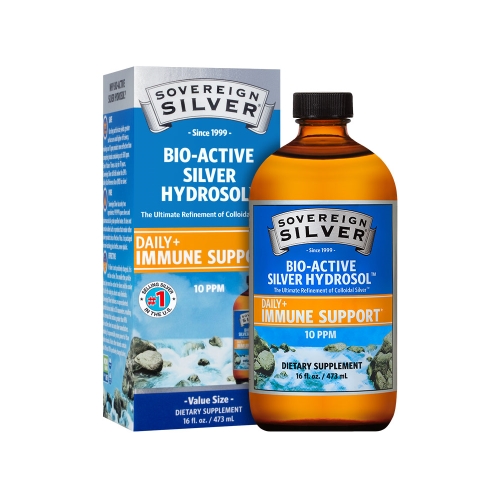 Sovereign Silver Daily+ Immune Support 10ppm  