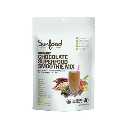Sunfood Superfoods Chocolate Superfood Smoothie Mix 