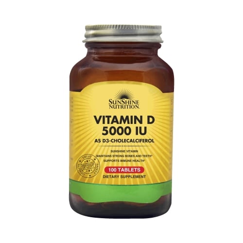 Sunshine Nutrition Vitamin D 5000 IU  