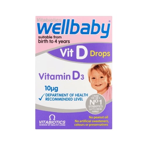 Vitabiotics Wellbaby Vitamin D Drops 