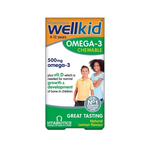 Vitabiotics Wellkid Omega-3 Chewable 