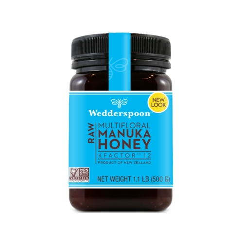 Wedderspoon Raw Multifloral Manuka Honey Kfactor 12 
