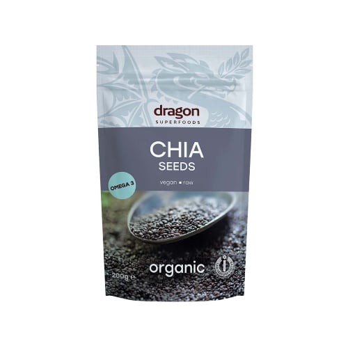 Dragon Superfoods Black Chia Seeds 