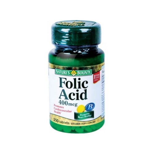 Nature's Bounty Folic Acid 400 Mcg 