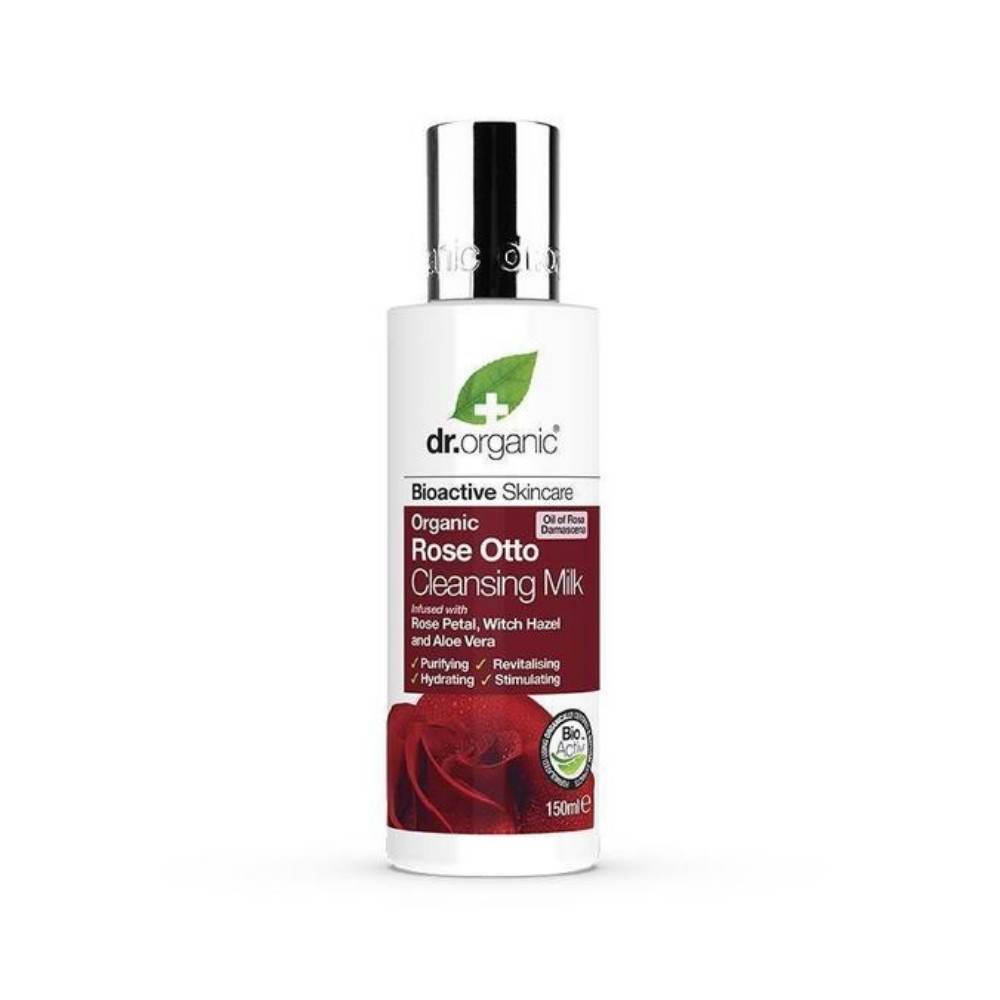 Dr Organic Rose Otto Cleansing Milk 