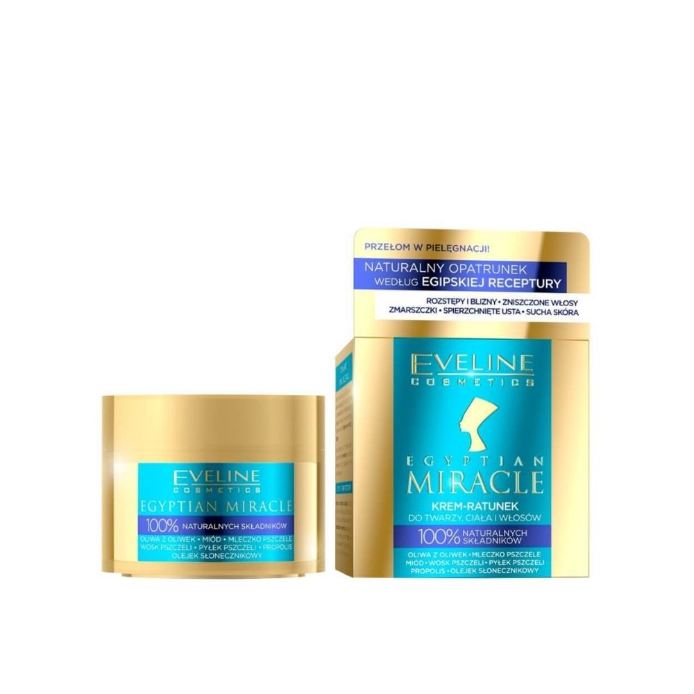 Eveline Egyptian Miracle Face Body & Hair Rescue Cream 