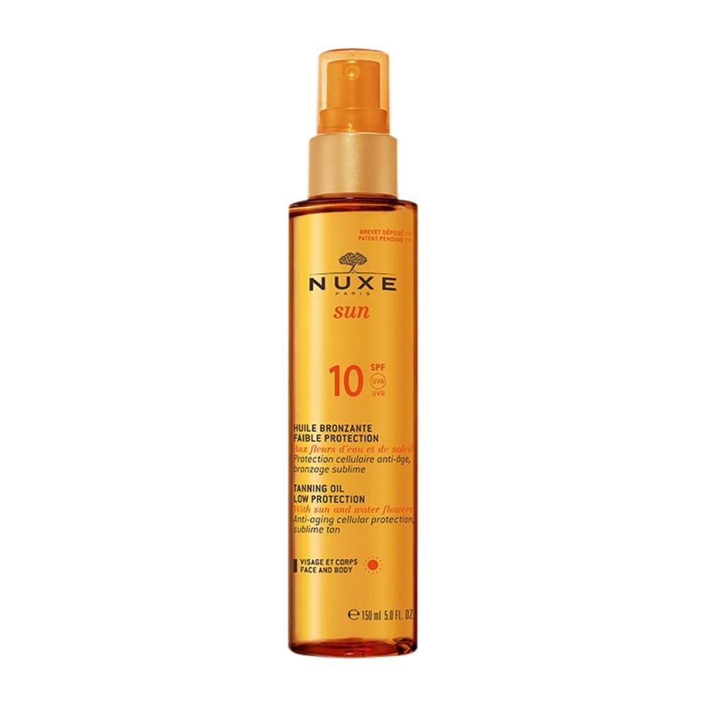 Nuxe Sun Tanning Oil Low Protection SPF 10 