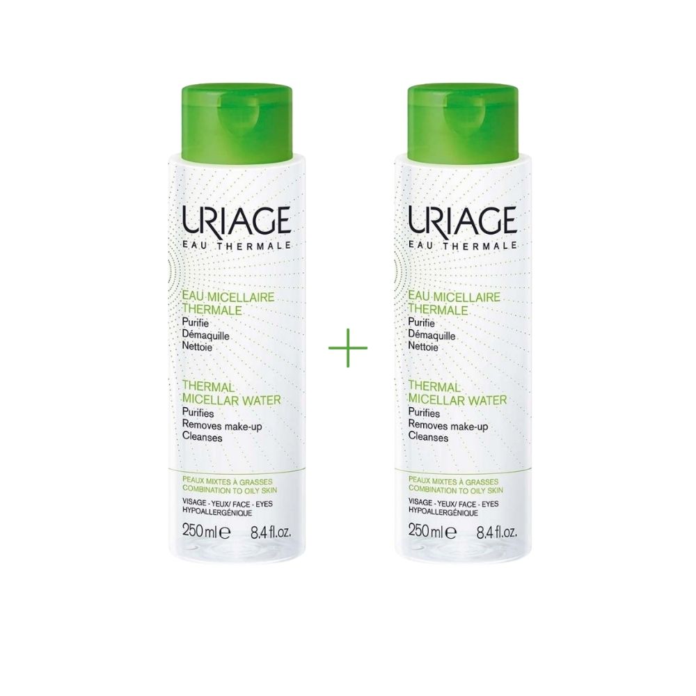 Uriage Micellar Water for Oily Skin - Buy 1 Get 1 Free 