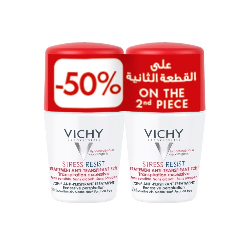 Vichy Deodorants Stress Resist Excessive Perspiration BUY 1 GET 1 50% OFF 