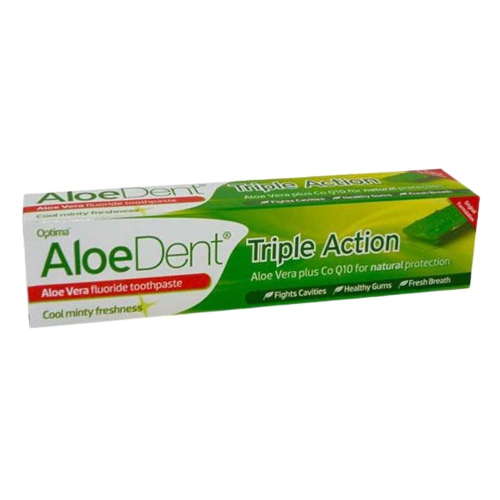 Aloedent Triple Action Fluoride Toothpaste 