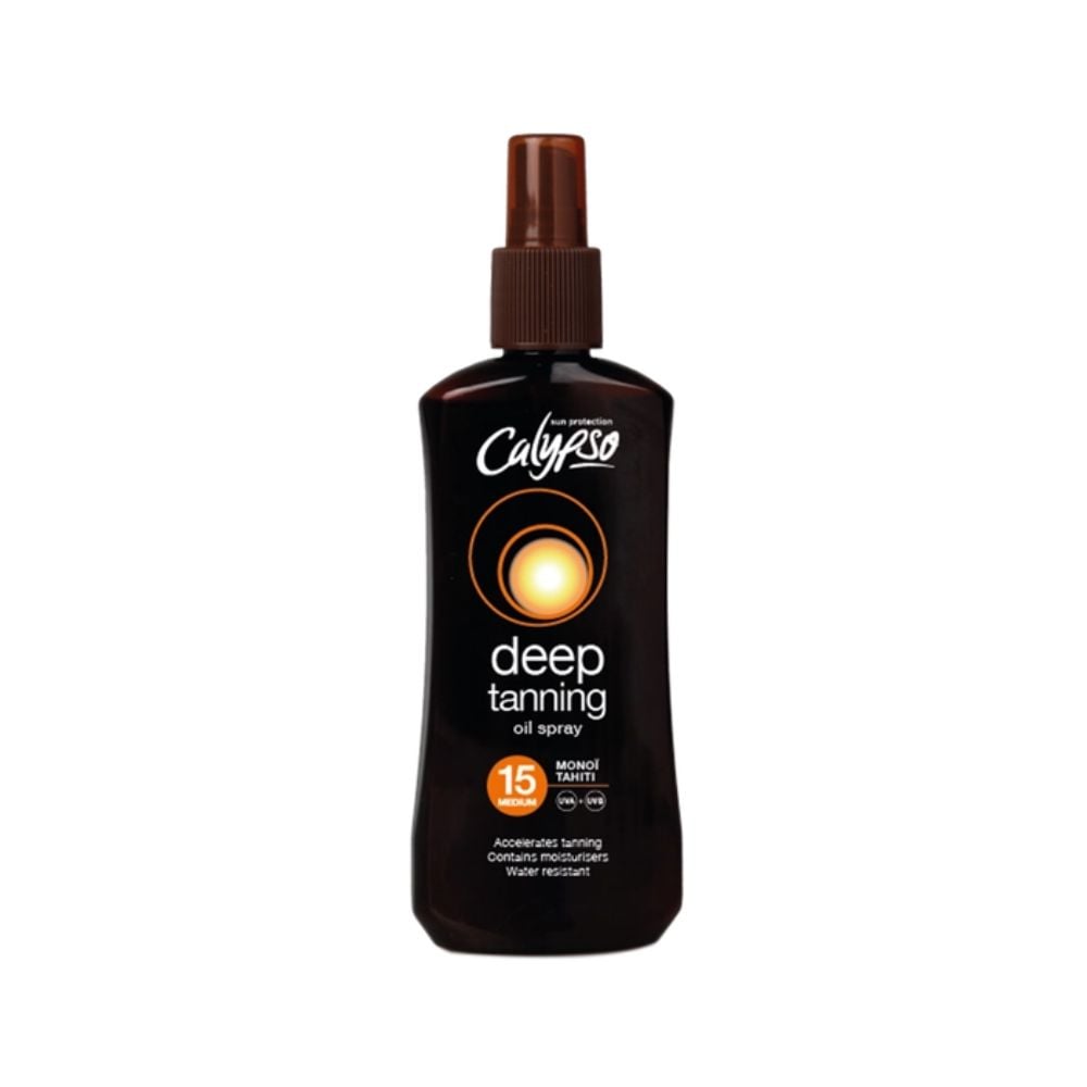 Calypso Deep Tanning Oil Spray SPF 15 