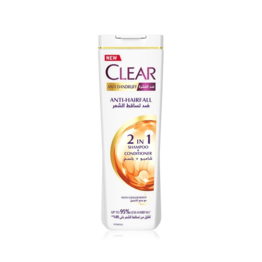 Clear Anti-Hairfall 2-in-1 Shampoo with Ginger Root 