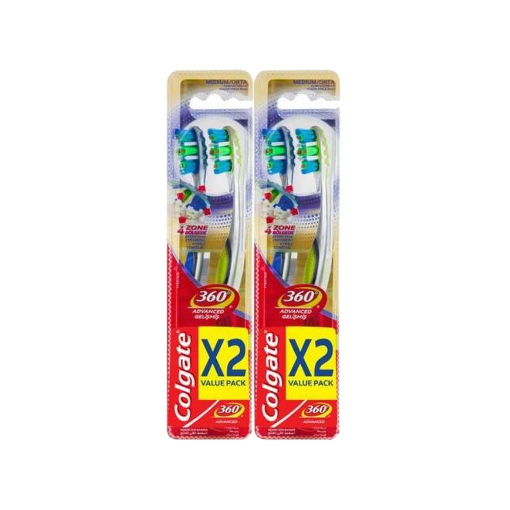 Colgate 360 Advanced Toothbrush Value Pack 