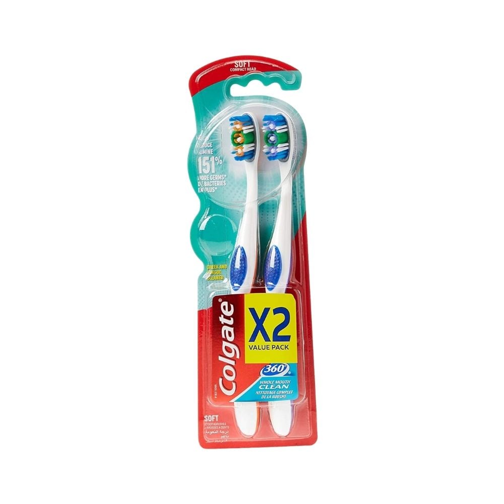 Colgate 360 Soft Tootbrush Value Pack 