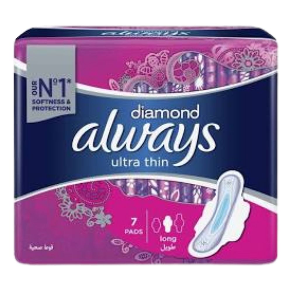 Always Diamond Ultra Thin Sanitary Pads 