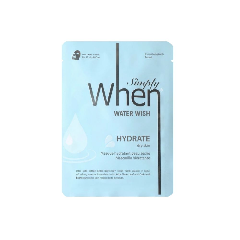 Simply When Water Wish Hydrate Sheet Mask 