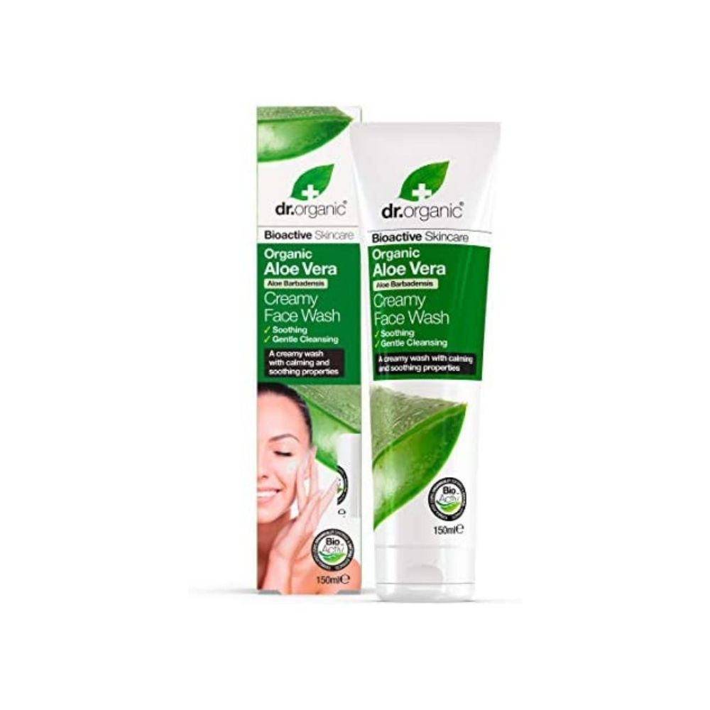 Dr Organic Aloe Vera Creamy Face Wash 