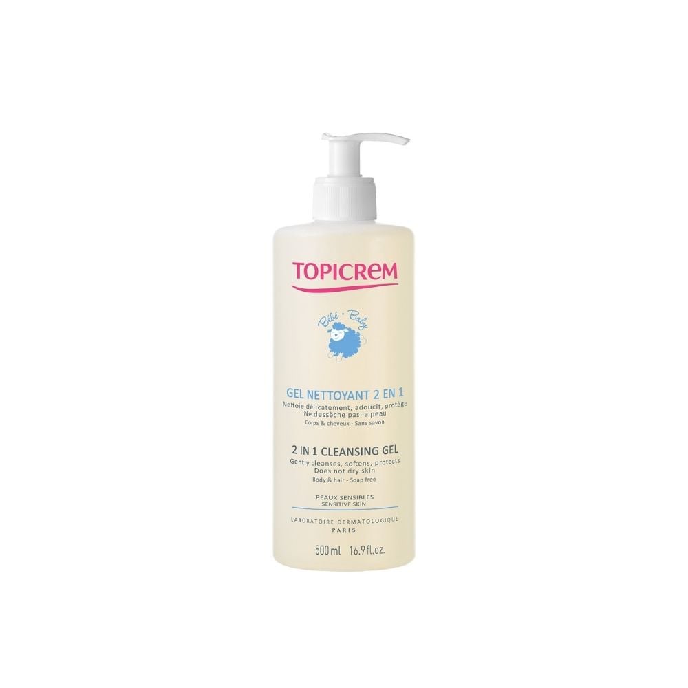 Topicrem Baby 2-In-1 Cleansing Gel 