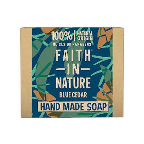 Faith In Nature Blue Cedar Soap 