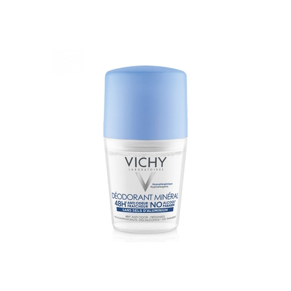 Vichy Deodorant Roll-On 48H Mineral - Blue 